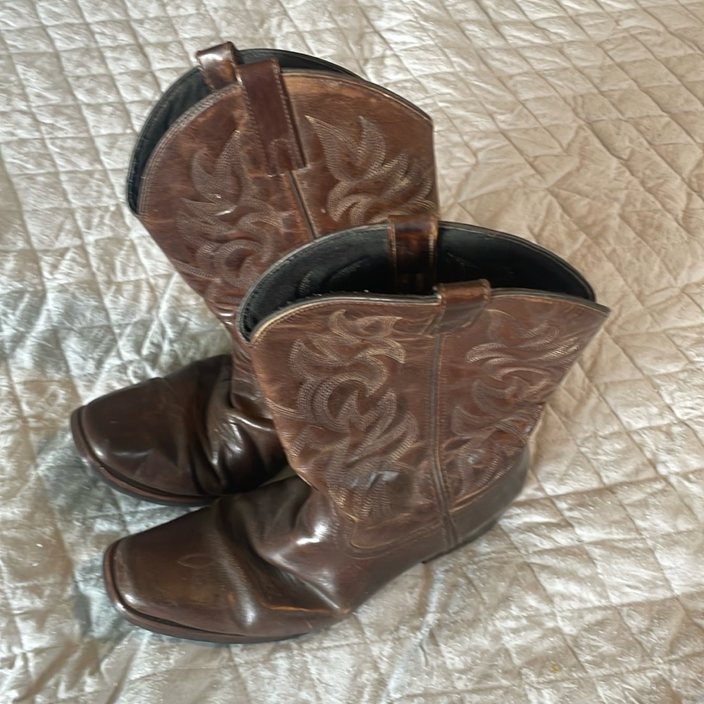 Laredo Mens Western Cowboy Breakout Leather Boots